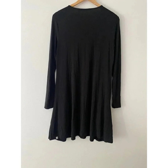 Betabrand Dress Women's Size Small Summer Nights Black Tunic - Picture 4 of 9